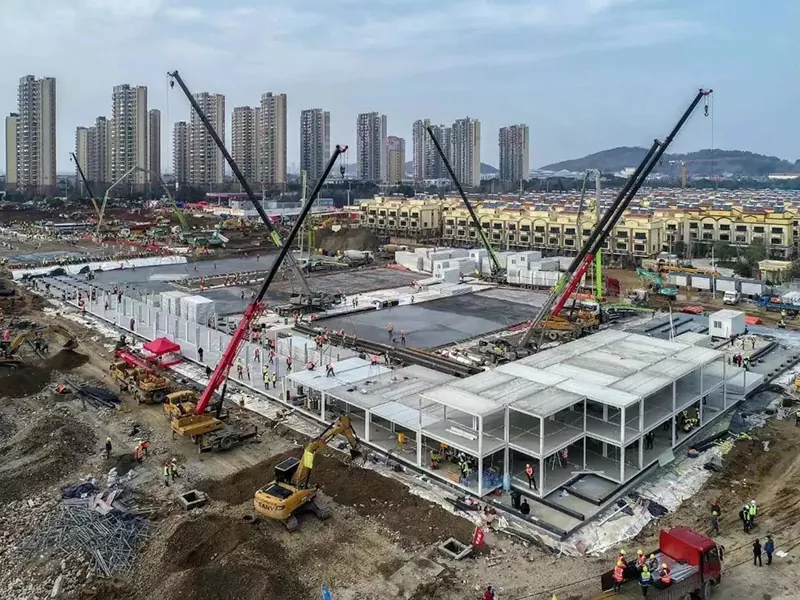 د ماډلر سټیل جوړښت روغتون ودانۍ