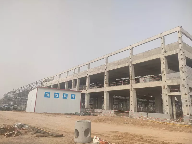 د مخکینۍ فولادو جوړښت ګودام ودانۍ
