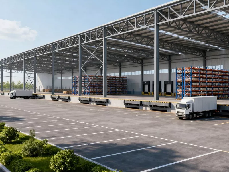 د فولادو جوړښت د توزیع مرکز ودانۍ د فولادو جوړښت د توزیع مرکز ودانۍ